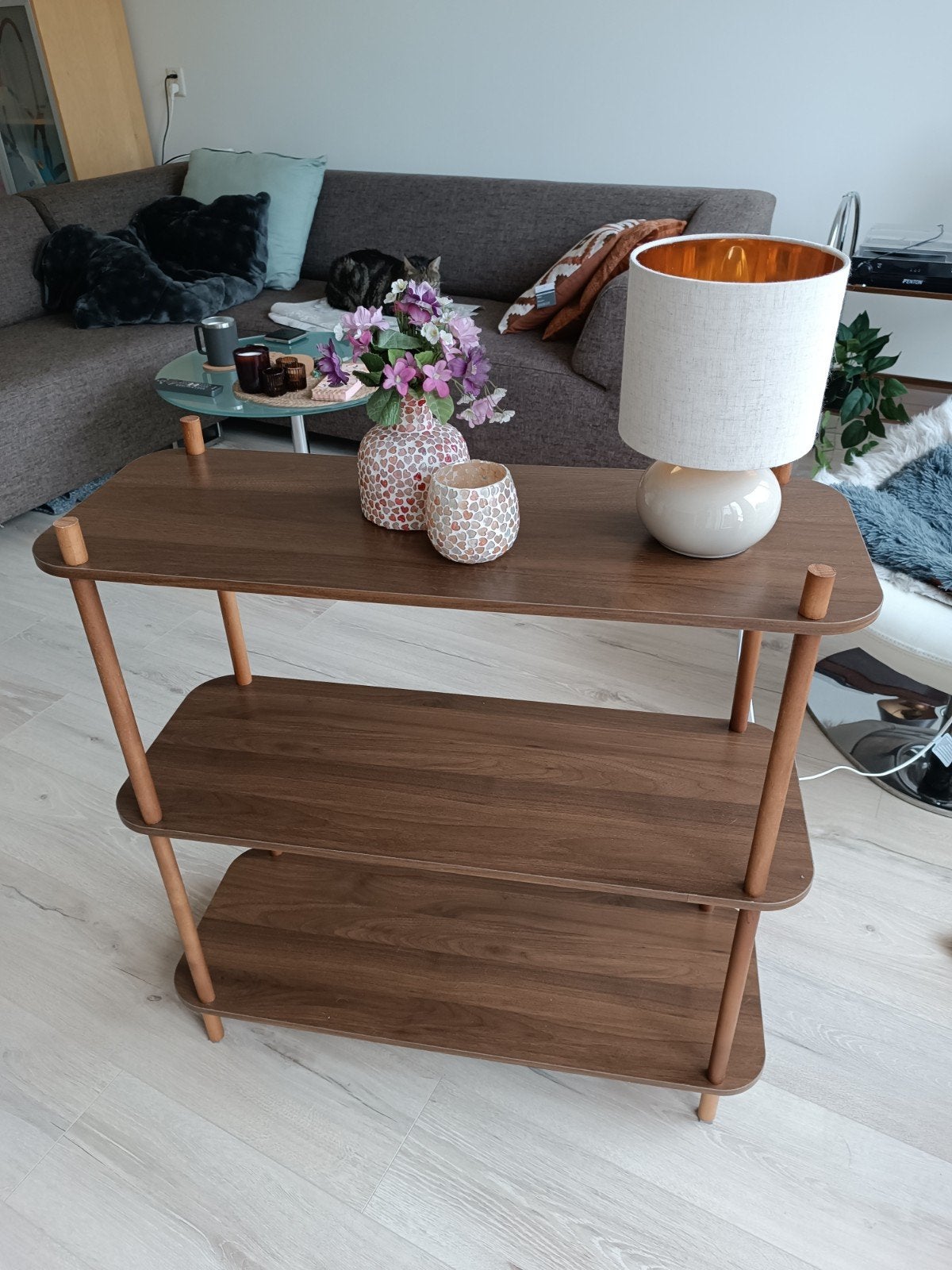 Mooie stellingkastje met 3 lagen - 80x80x30 cm, Huis en Inrichting, Ophalen of Verzenden, Gebruikt