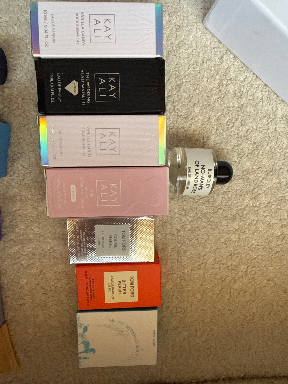 Diverse parfum mini's en samples - Kayali, Tom Ford, Byredo, Sieraden, Tassen en Uiterlijk, Uiterlijk | Parfum, Ophalen of Verzenden