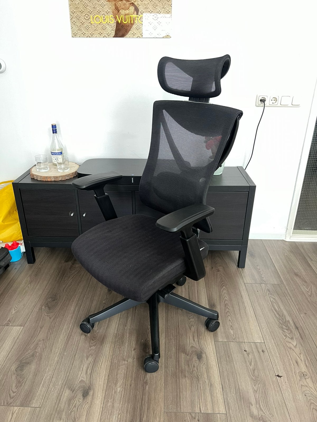 Desktronic SitPro ergonomische bureaustoel, Ophalen, Zwart, Zo goed als nieuw, Bureaustoel