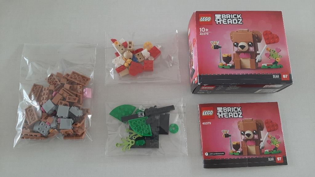 Lego Brick Headz 40379: Bear, Compleet, Lego, Friends, Ophalen of Verzenden