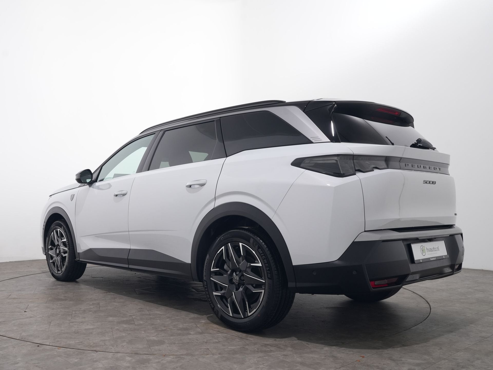 Peugeot 5008 1.2 HYBRID 145PK GT EXCLUSIVE 7P | Trekhaak | M, Auto's, Gebruikt, 1199 cc, 7 stoelen, Wit