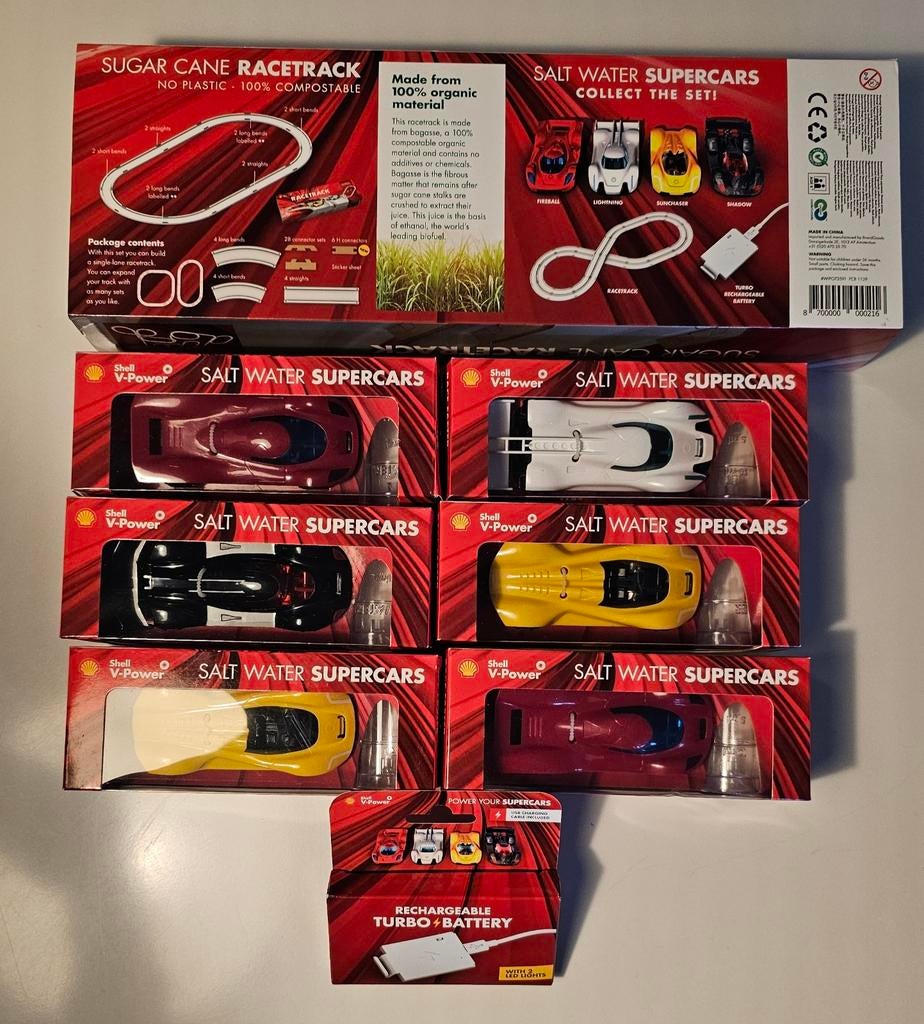 Nieuwe Shell V-Power Sugar Cane Racetrack - 3.5 meter, Overige merken, Racebaan, Zelf te bouwen, Nieuw