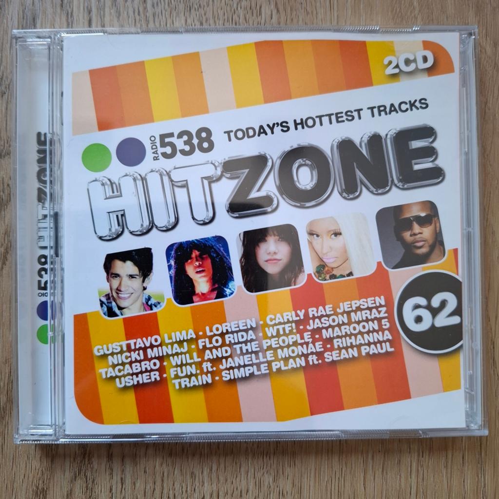 Radio 538 Hitzone 62 - 2CD (2012), Ophalen of Verzenden, Zo goed als nieuw