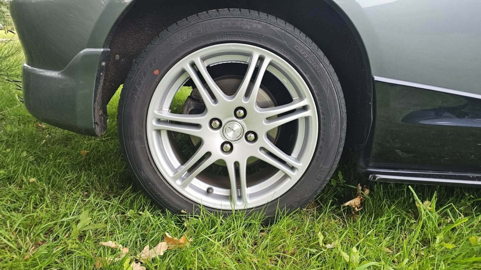 16 inch enkei velgen - 205/50ZR16, Ophalen, Gebruikt, 16 inch, Banden en Velgen