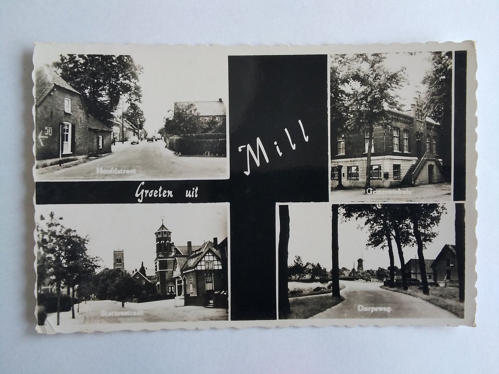 Ansichtkaart Mill Groeten ca. 1961, Verzenden, 1940 tot 1960, Gelderland