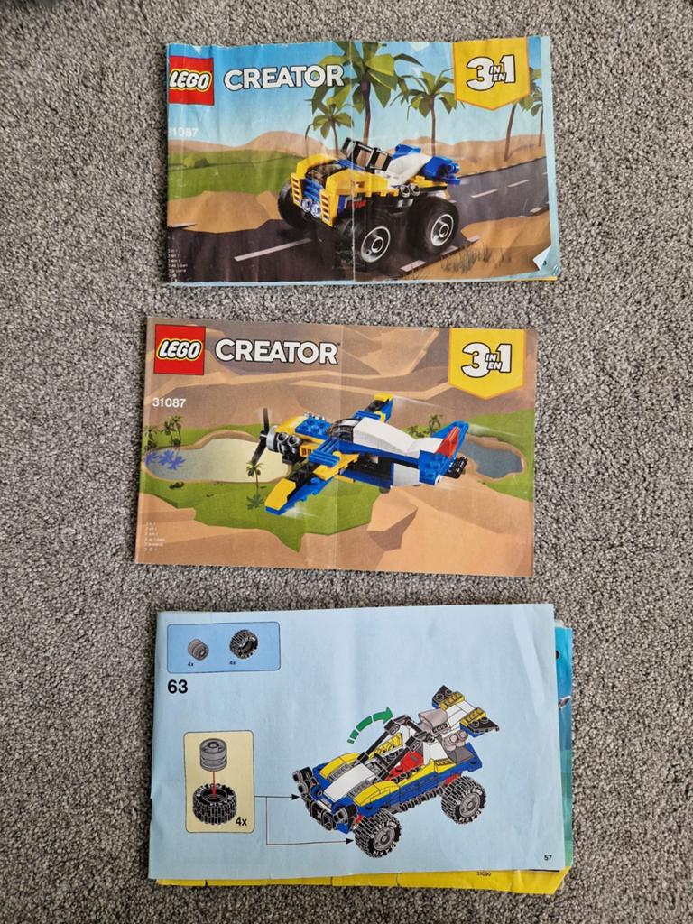 Lego creator set 31087, Gebruikt, Lego, Ophalen of Verzenden, Losse stenen