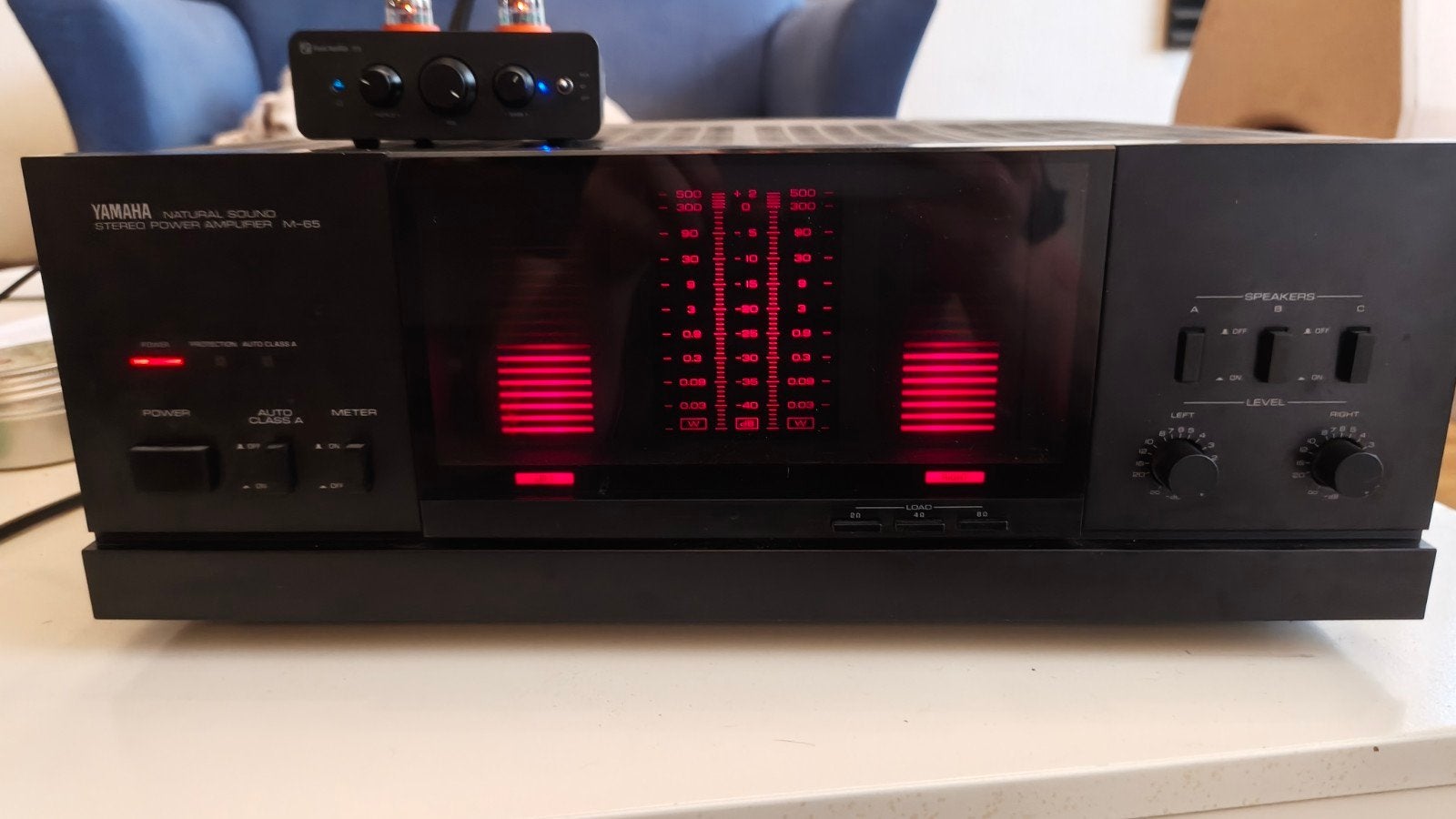 Yamaha M-65 Power Amplifier – 100% Origineel + Reserve Meter, Ophalen, Yamaha