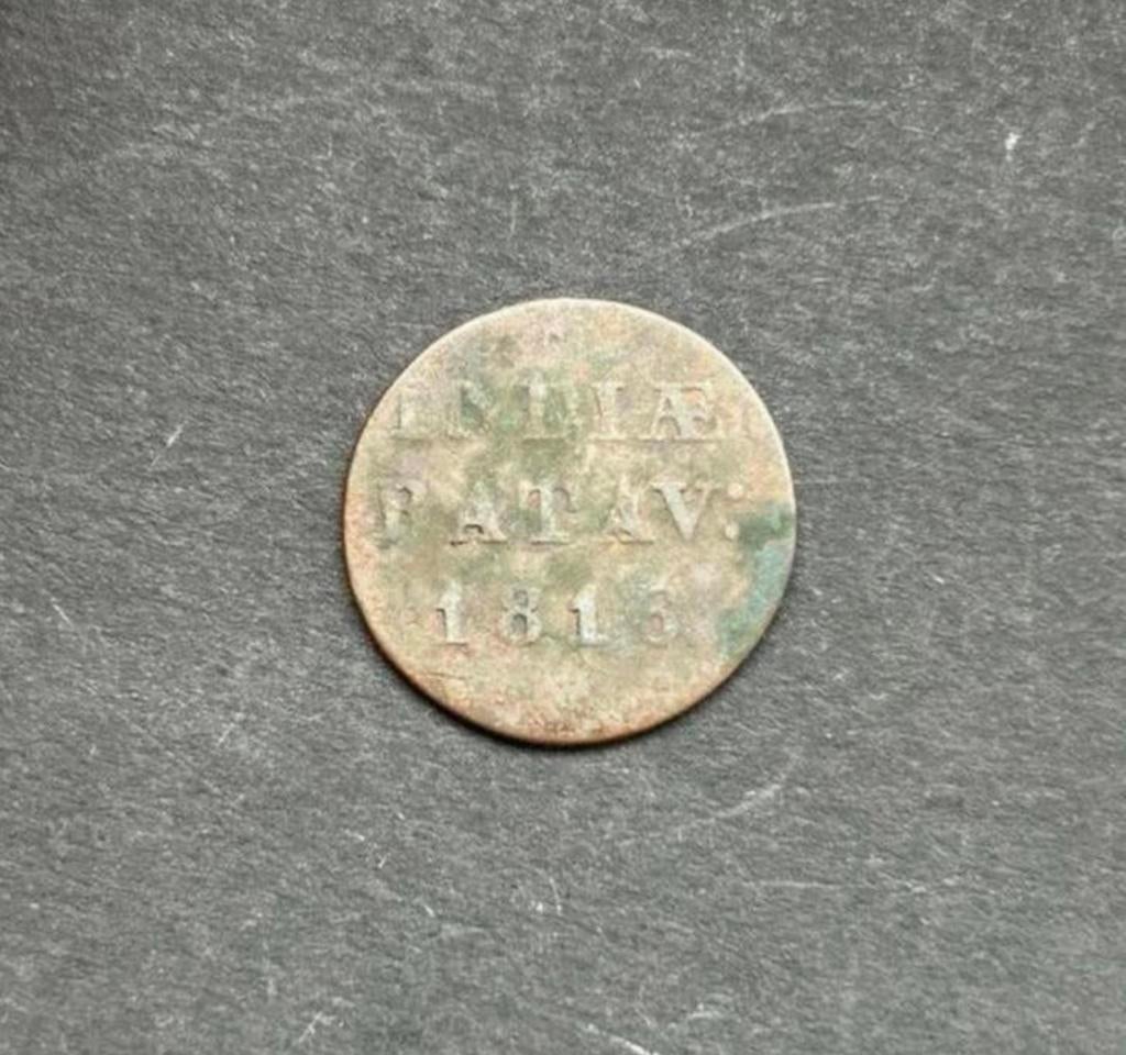 Duit Batavia Ned. Indië - 1816, Postzegels en Munten, Munten | Nederland, Ophalen of Verzenden, Vóór koninkrijk, Overige waardes