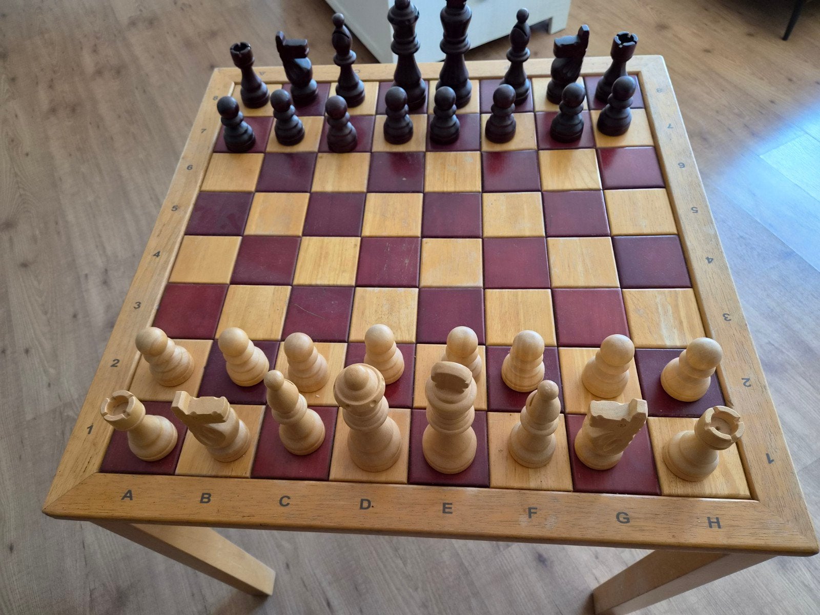 Grote schaaktafel inclusief stukken, Ophalen, Zo goed als nieuw, Versiering