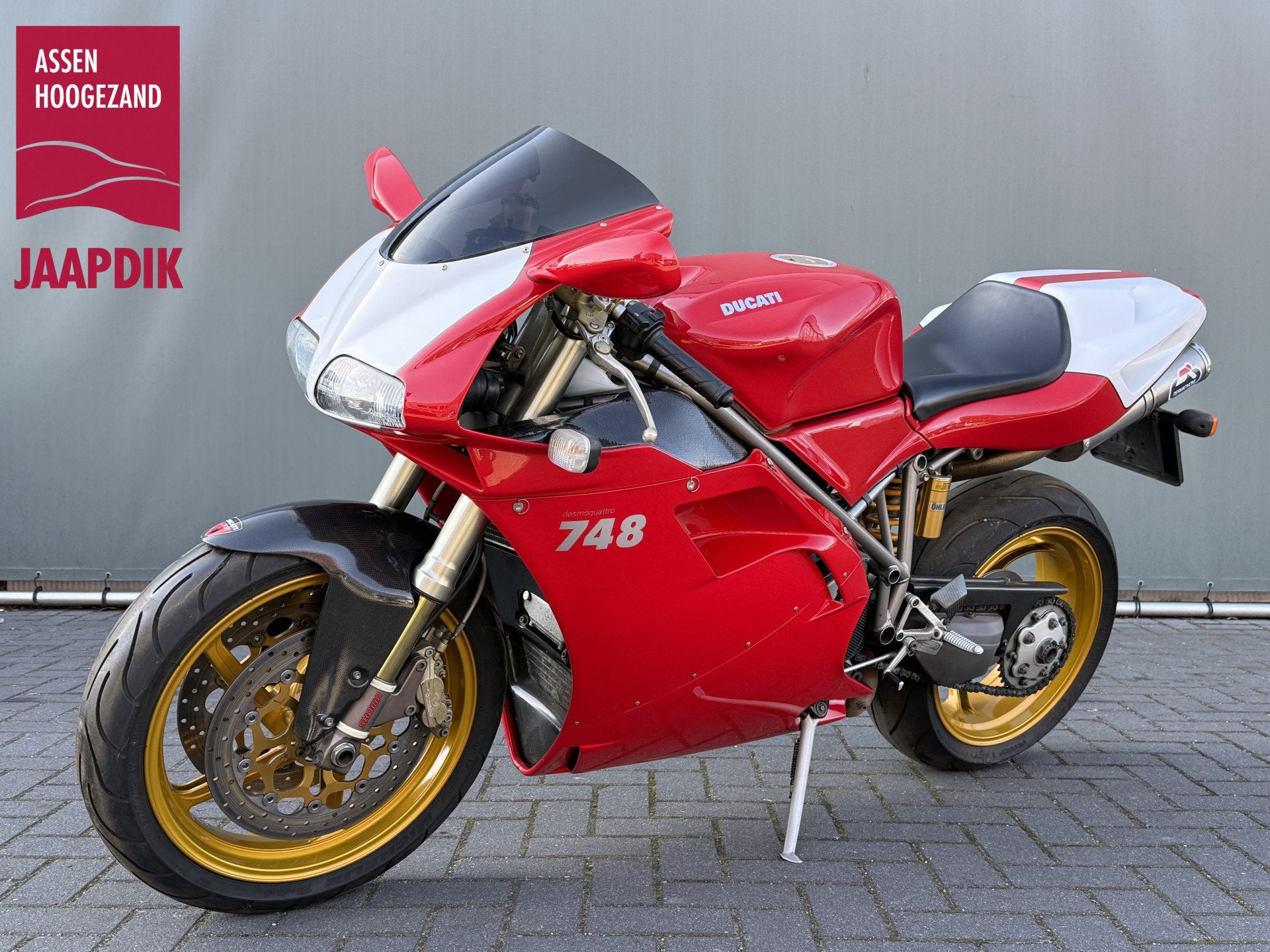 Ducati 748 S (R-BLOK) BWJ 2001 748R MOTORBLOK / ÖHLINS / CA, Meer dan 35 kW, Overig, 748 cc, Azieweg 17
9407TC  ASSEN, NL