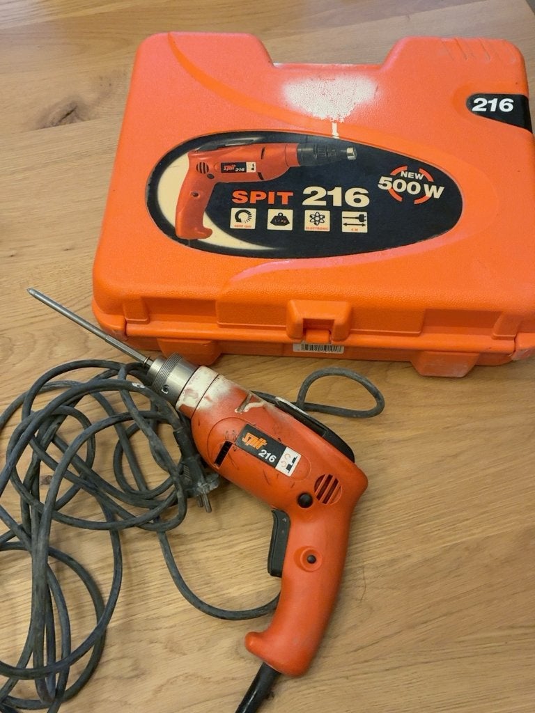 SPIT 216 schroefmachine + Speed 55 magazijn in koffer, Verzenden, Gebruikt, Overige merken