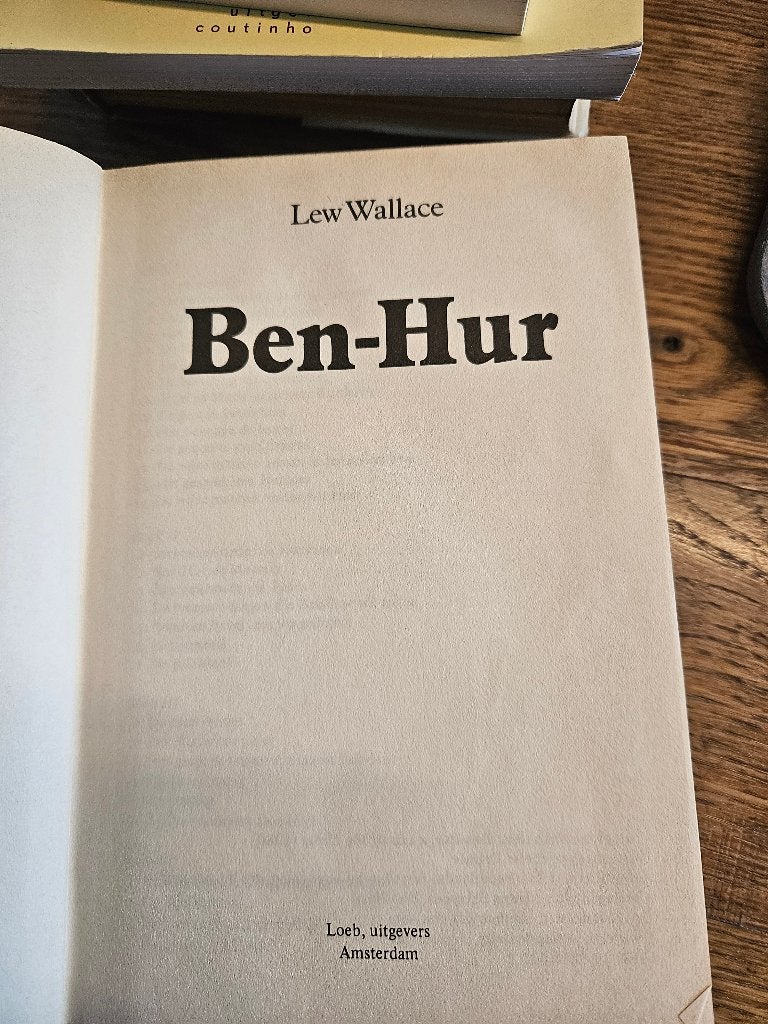 Ben-Hur Historische roman Romeinse Rijk Klassieker, Boeken, Verzenden, Gelezen, Lew Wallace