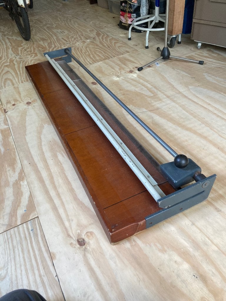 Océ HC 911 papiersnijder / snijmachine (Type 58/3), Ophalen, Gebruikt, Gereedschap of Toebehoren, Hout