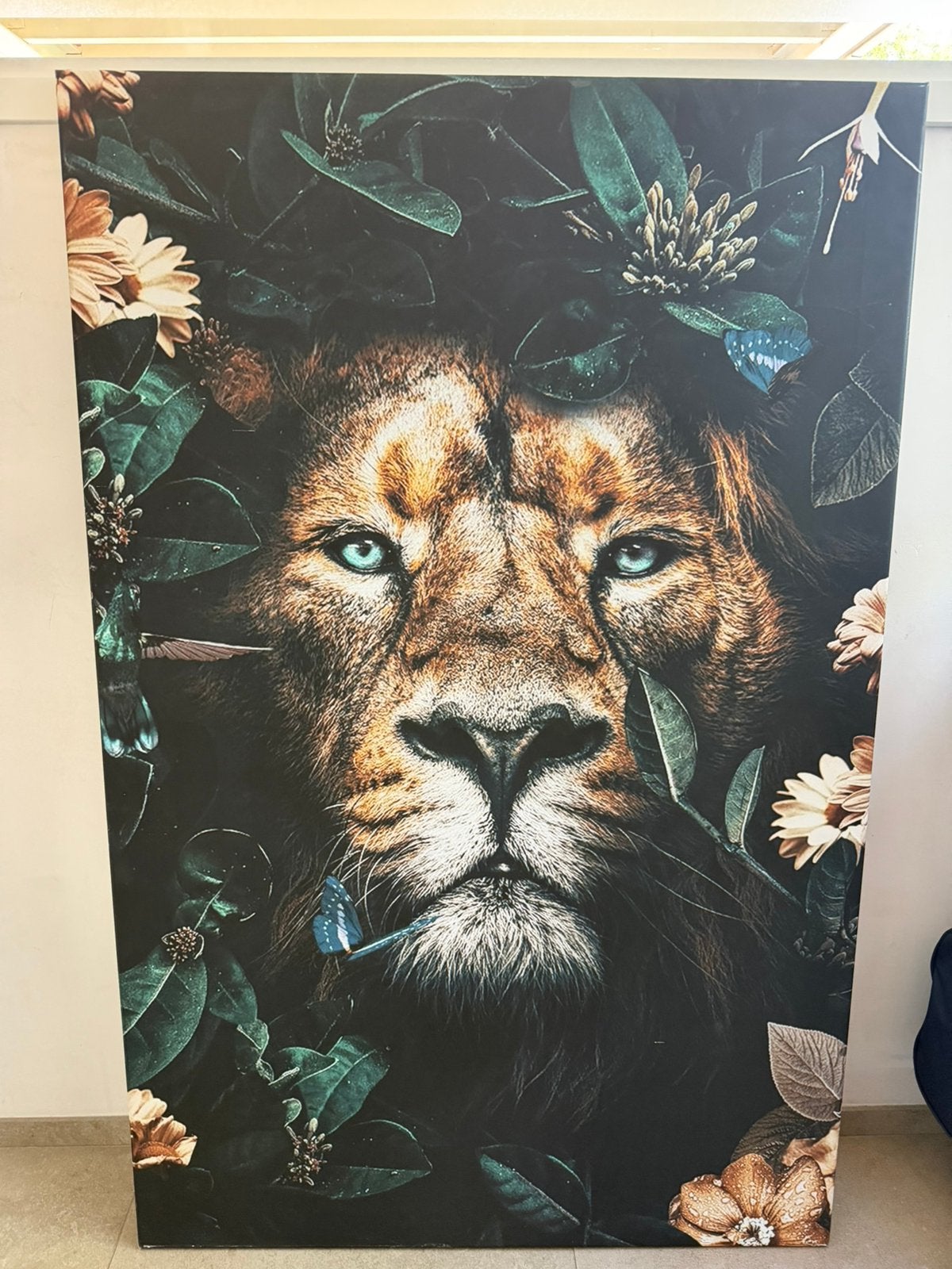 Prachtige Leeuwen Canvas - Jungle Thema, Huis en Inrichting, Ophalen, Zo goed als nieuw, Schilderij, 75 – 100
