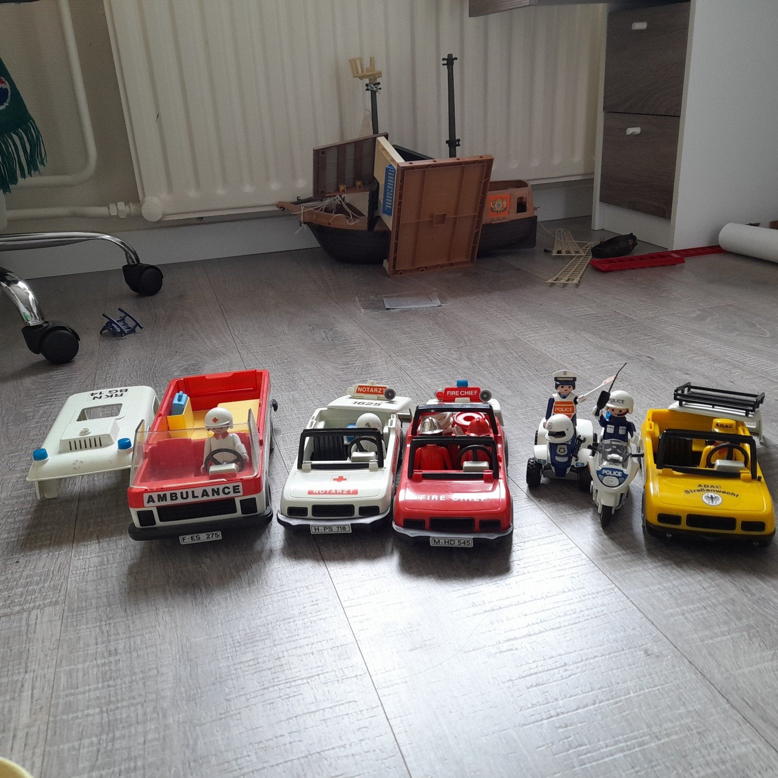 Playmobil Hulpdiensten: ADAC, Brandweer, Ambulance, Ophalen of Verzenden, Gebruikt