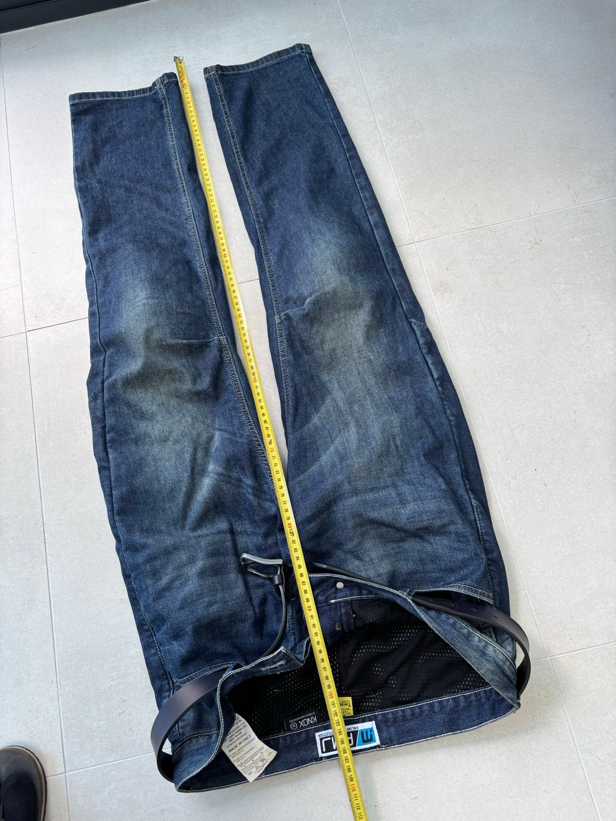 PMJ Motorjeans Kevlar Kniebeschermers Maat M Made in Italy, Motoren, Kleding | Motorkleding, Ophalen of Verzenden, Tweedehands
