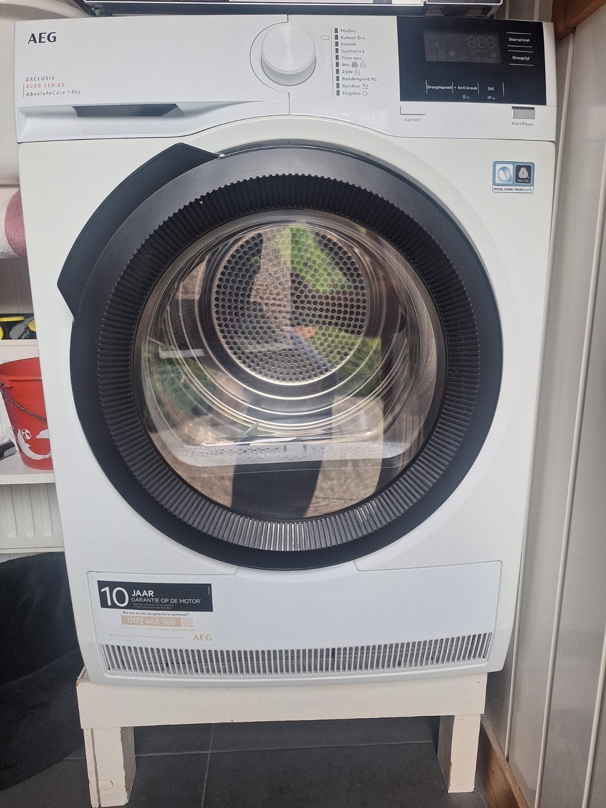 AEG Warmtepomp droger., Witgoed en Apparatuur, Ophalen, 6 tot 8 kg, Gebruikt, Overige typen