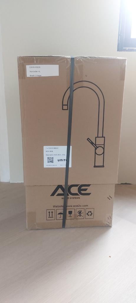Ace Boiler kokend water kraan 100 - Zwart, Nieuw, Ophalen of Verzenden