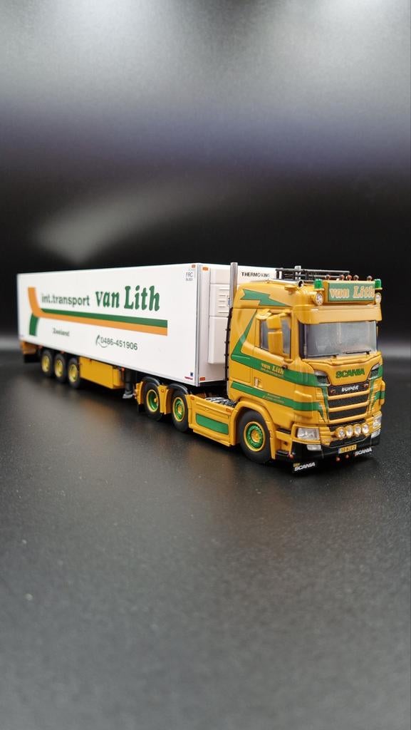 Wsi | Van Lith - Scania, Hobby en Vrije tijd, Modelauto's | 1:50, Ophalen of Verzenden, Zo goed als nieuw, Bus of Vrachtwagen