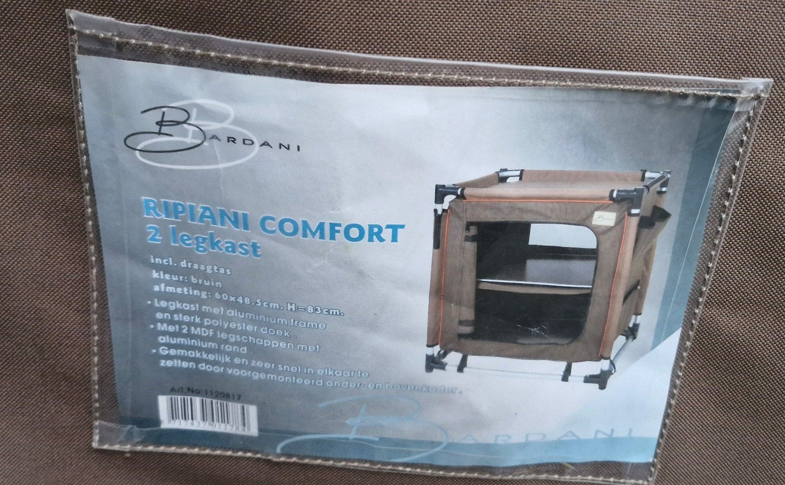 Bardani Ripiani Comfort 2 Legkast met Bovenblad, Caravans en Kamperen, Ophalen, Zo goed als nieuw