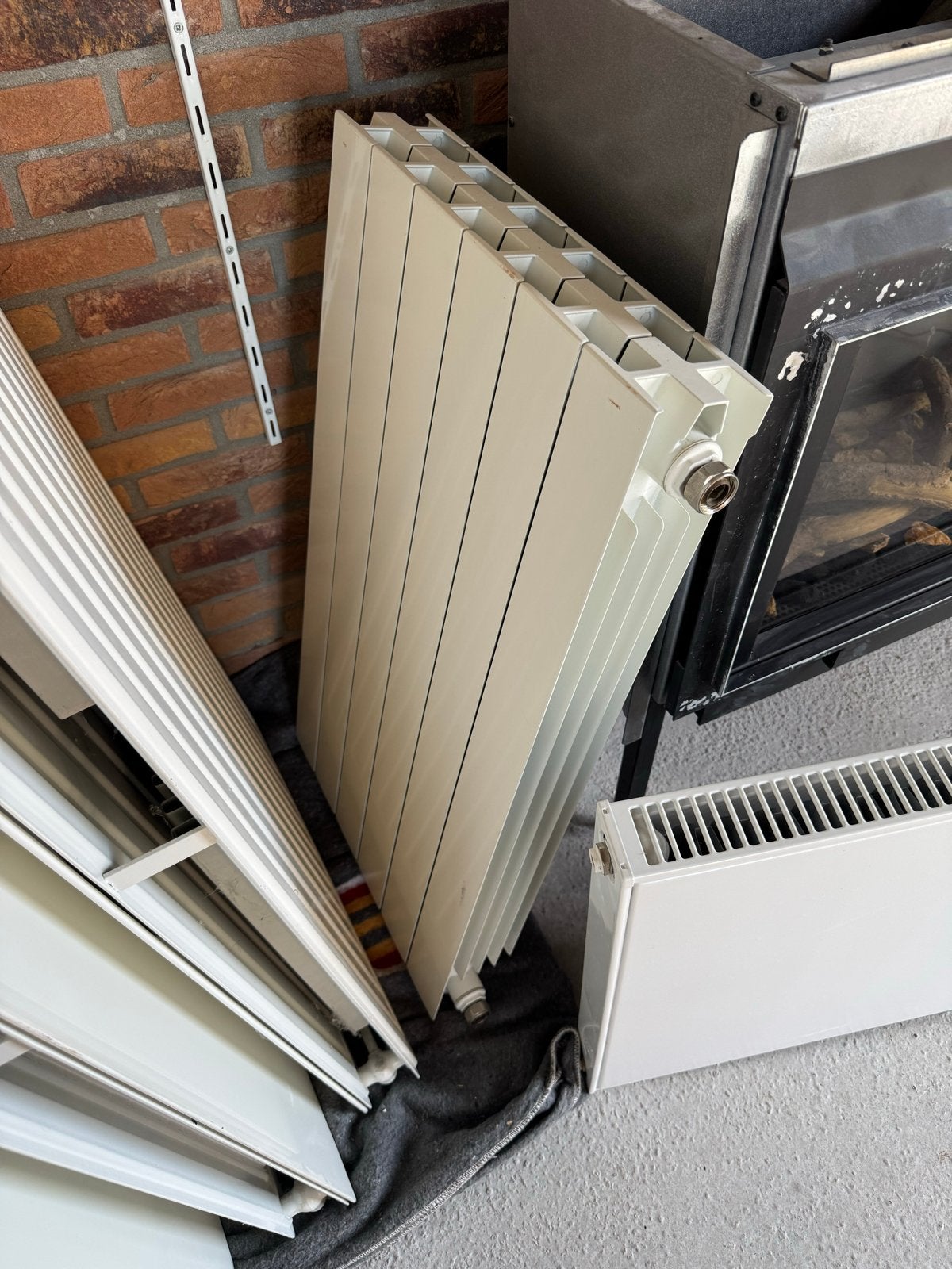 Global aluminium design radiator – 50x90 cm, Ophalen, Gebruikt, Radiator, Minder dan 60 cm