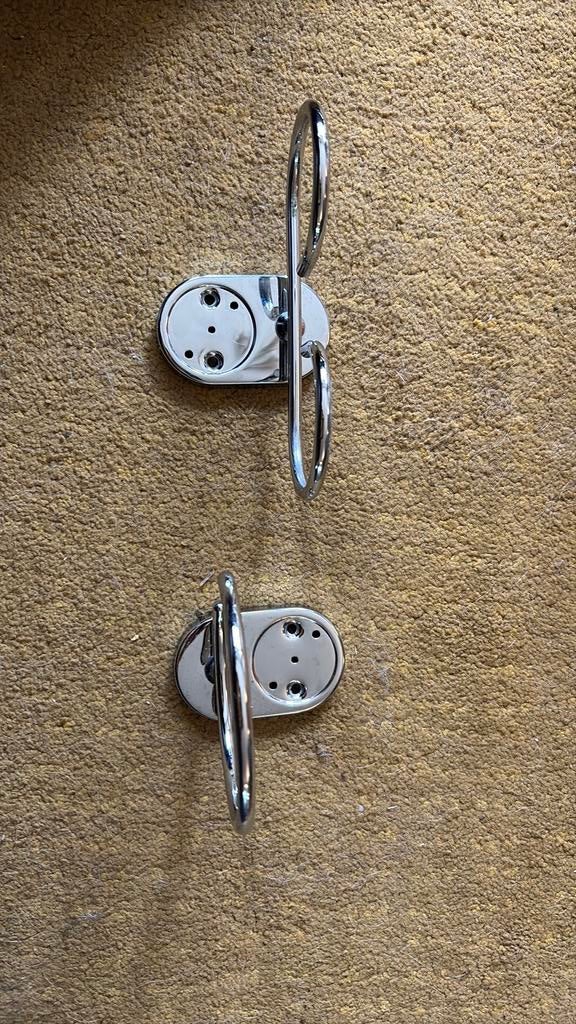 Badkameraccessoires beker houder en wc borstelhouder, Ophalen, Zo goed als nieuw