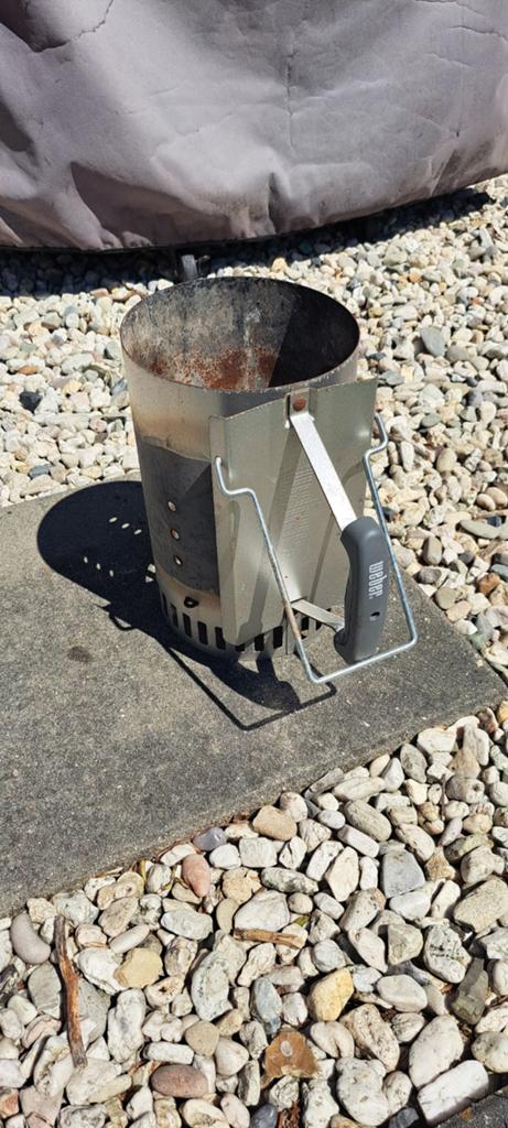 Weber Rapidfire Compact Starter Schoorsteen, Ophalen, Gebruikt