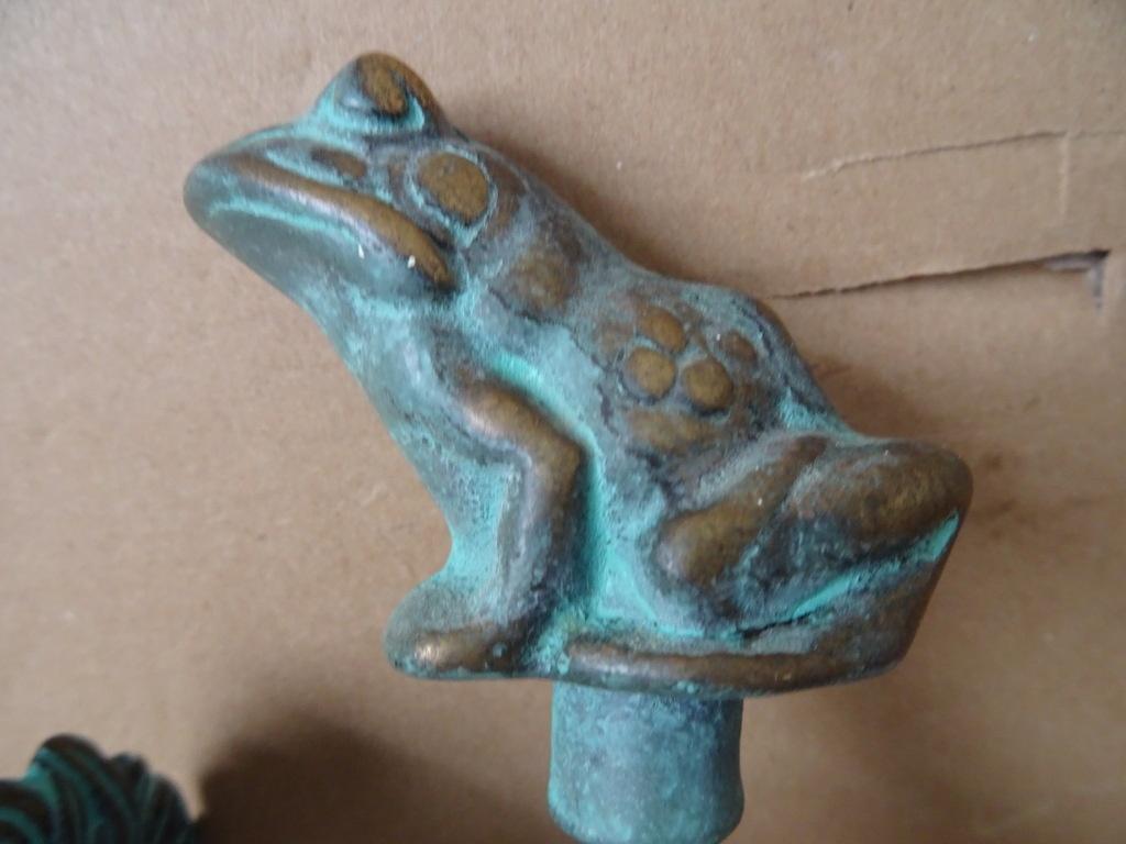 Curiosa koperen kraan kikker nostalgische buitenkraan kikker, Gebruikt, Ophalen of Verzenden, Onbekend, Nvt