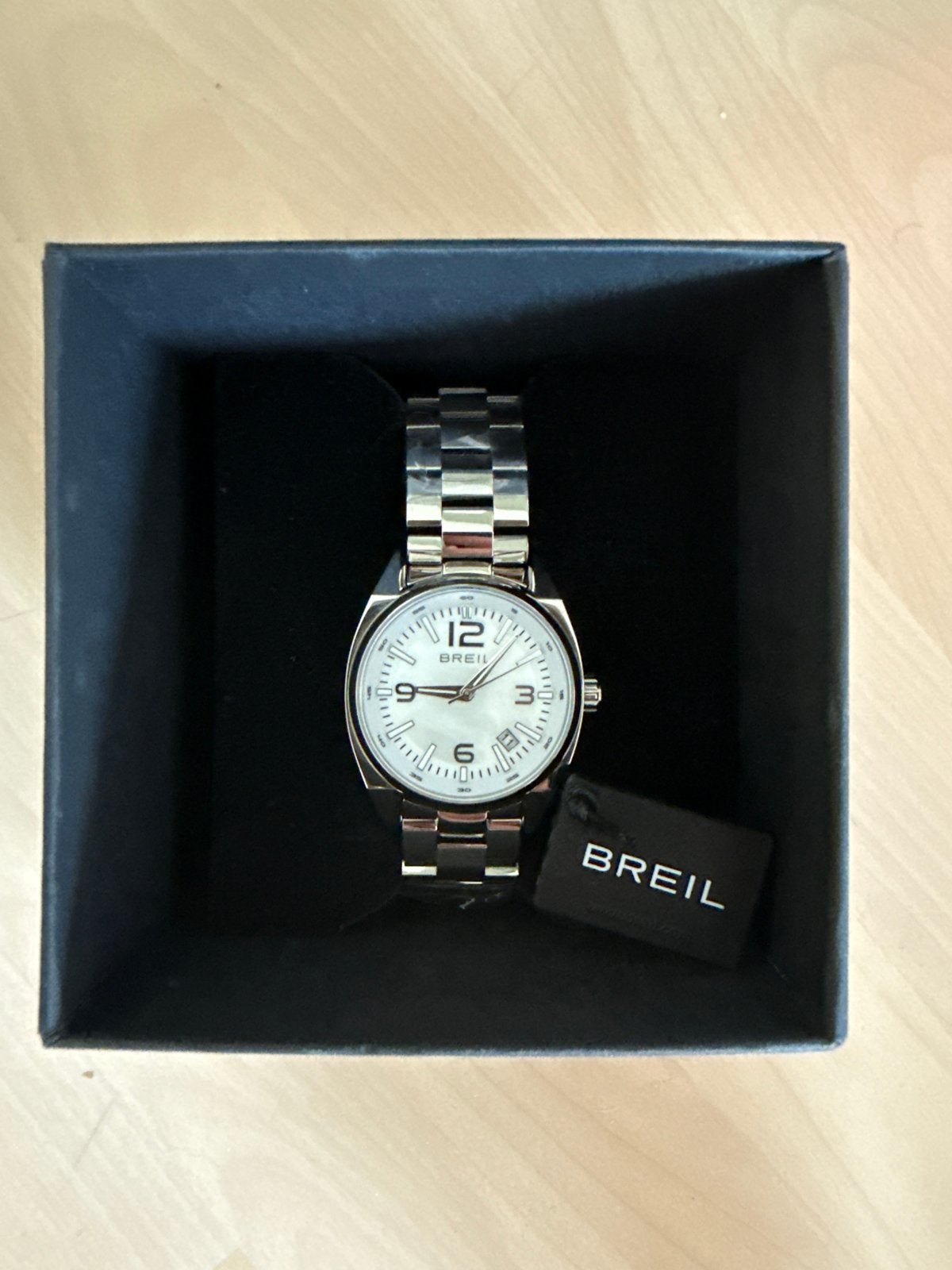 Nieuw Breil horloge - Nooit gedragen, in originele doos, Staal, Polshorloge, Nieuw, Ophalen