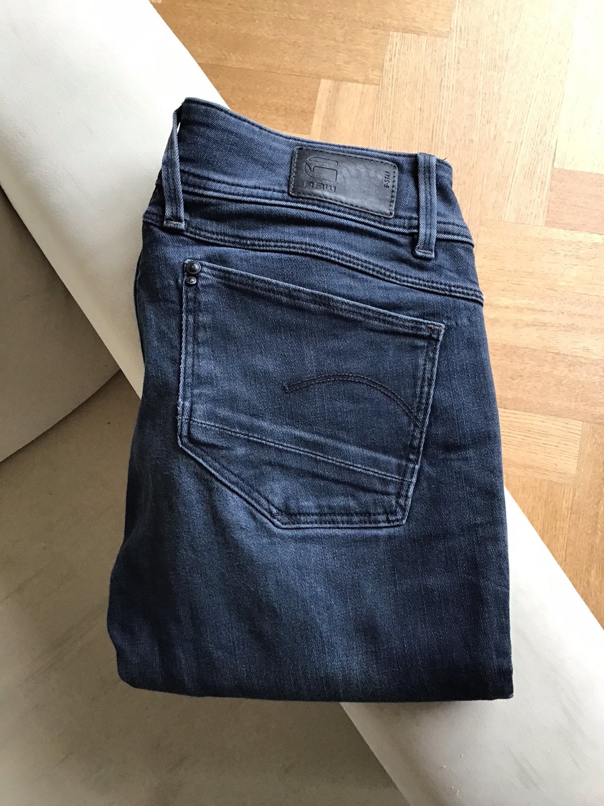 G-star Lynn mid skinny dames jeans, maat 27x34, Ophalen, Zo goed als nieuw, Grijs, W27 (confectie 34) of kleiner