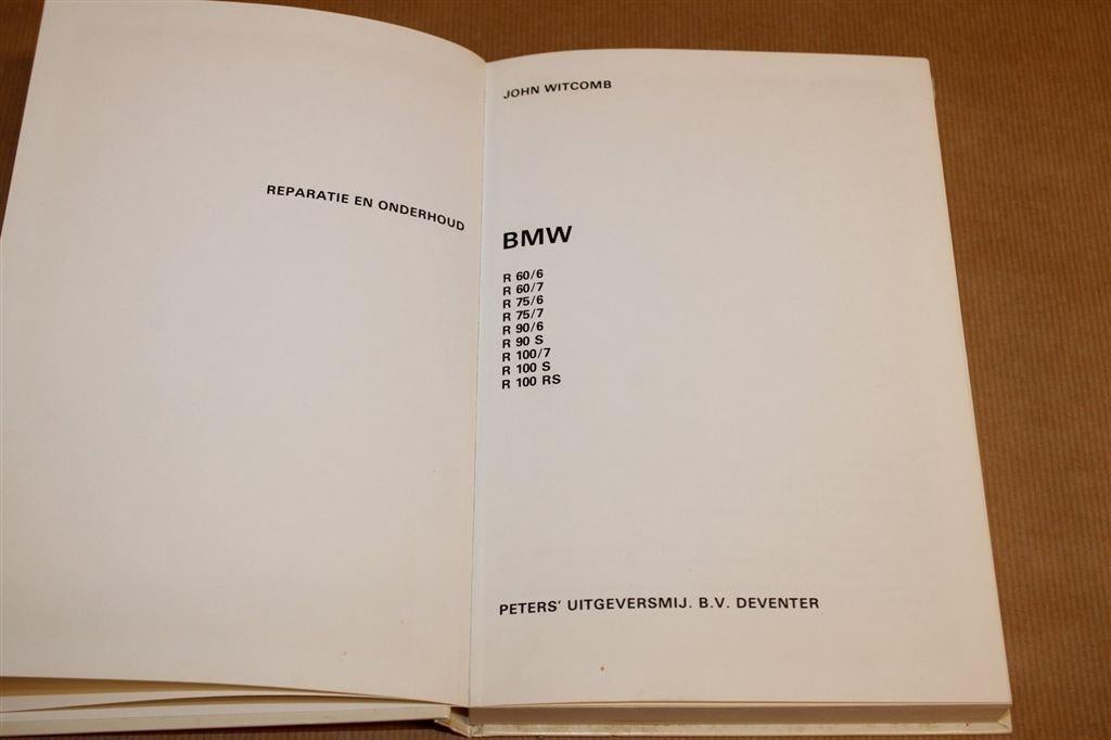 BMW R60-R100 [/6 & /7] — Reparatie & Onderhoud, Verzenden, BMW