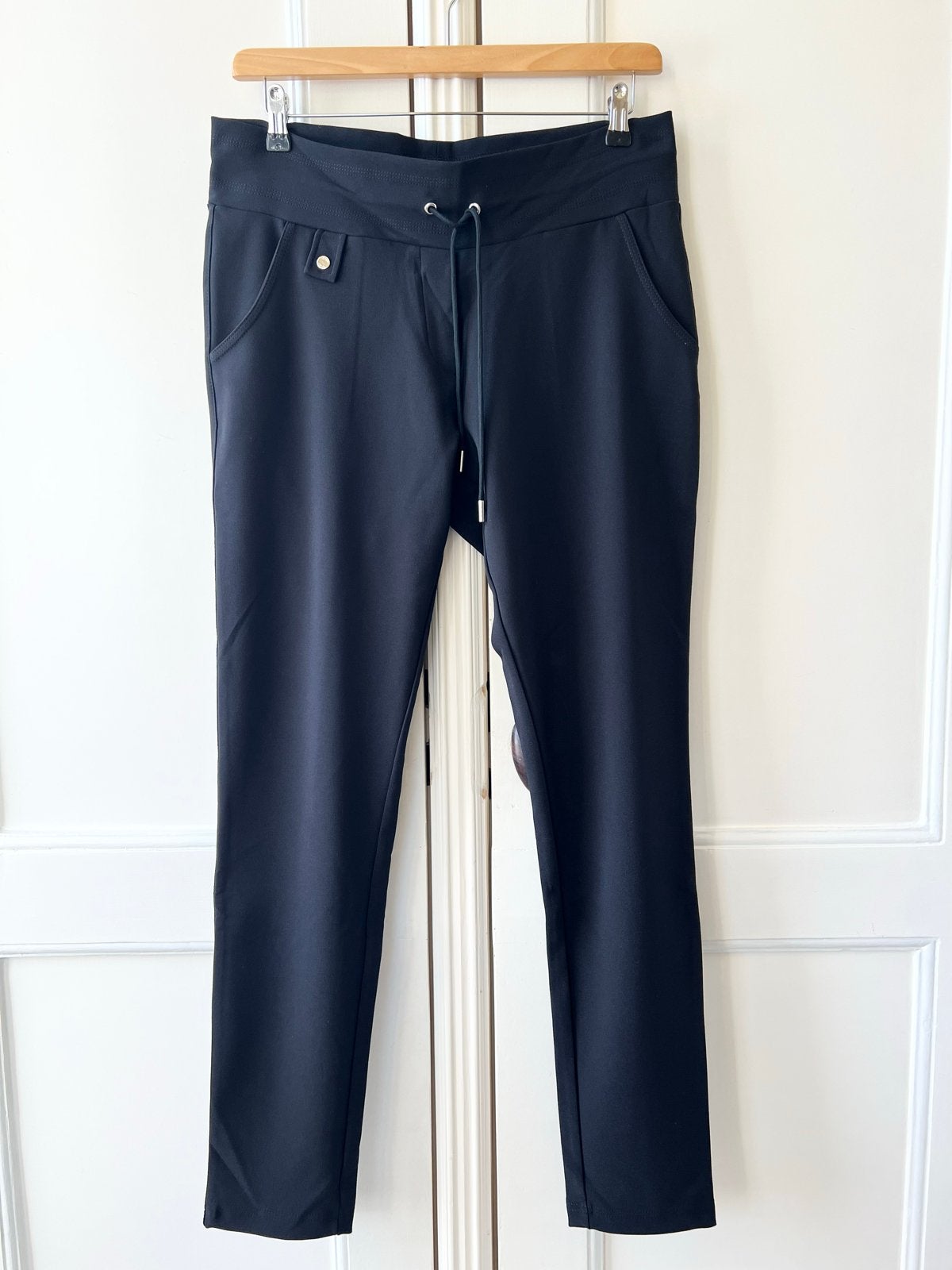 Zizo zwarte broek met trekkoord, maat 44, Zwart, Maat 42/44 (L), Ophalen of Verzenden, Zo goed als nieuw
