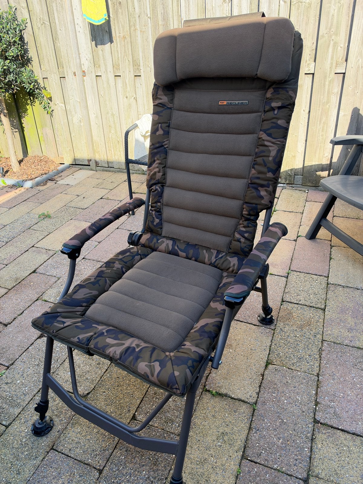 stoel, fox super delux recliner, Watersport en Boten, Ophalen, Zo goed als nieuw, Overige typen