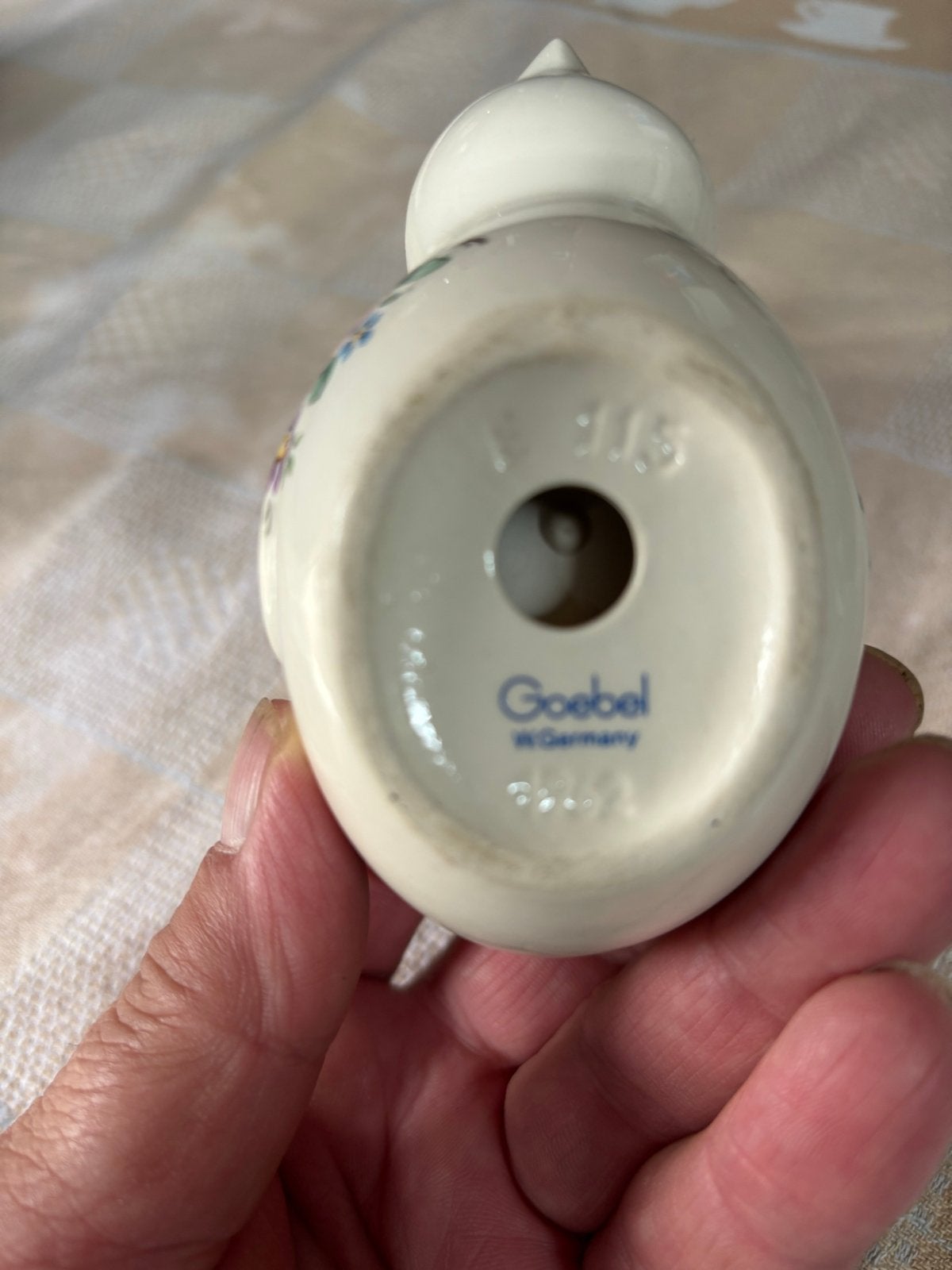 Goebel eierdopje in de vorm van een vogel, Ophalen of Verzenden
