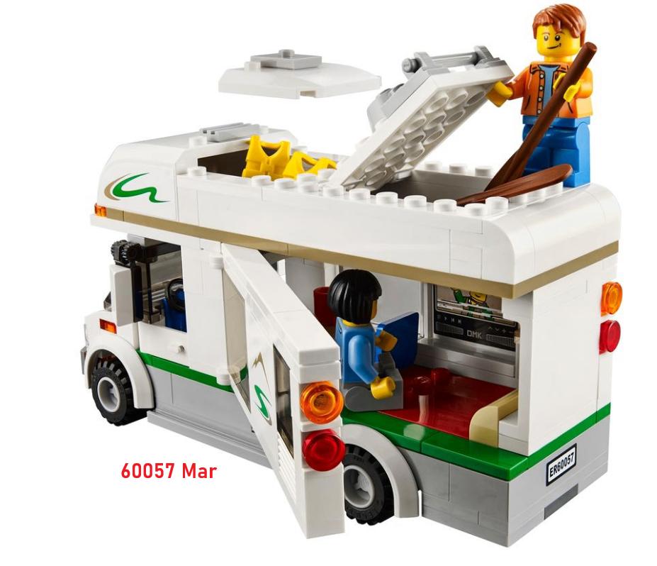 Lego City camper 60057, City, Lego, Ophalen of Verzenden, Zo goed als nieuw