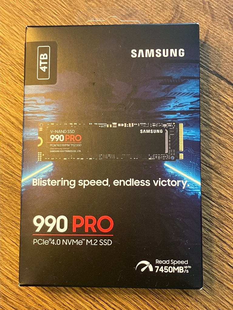 Samsung 990 PRO 4TB NVMe SSD, Computers en Software, Harde schijven, Intern, Samsung 990, SSD, Ophalen of Verzenden