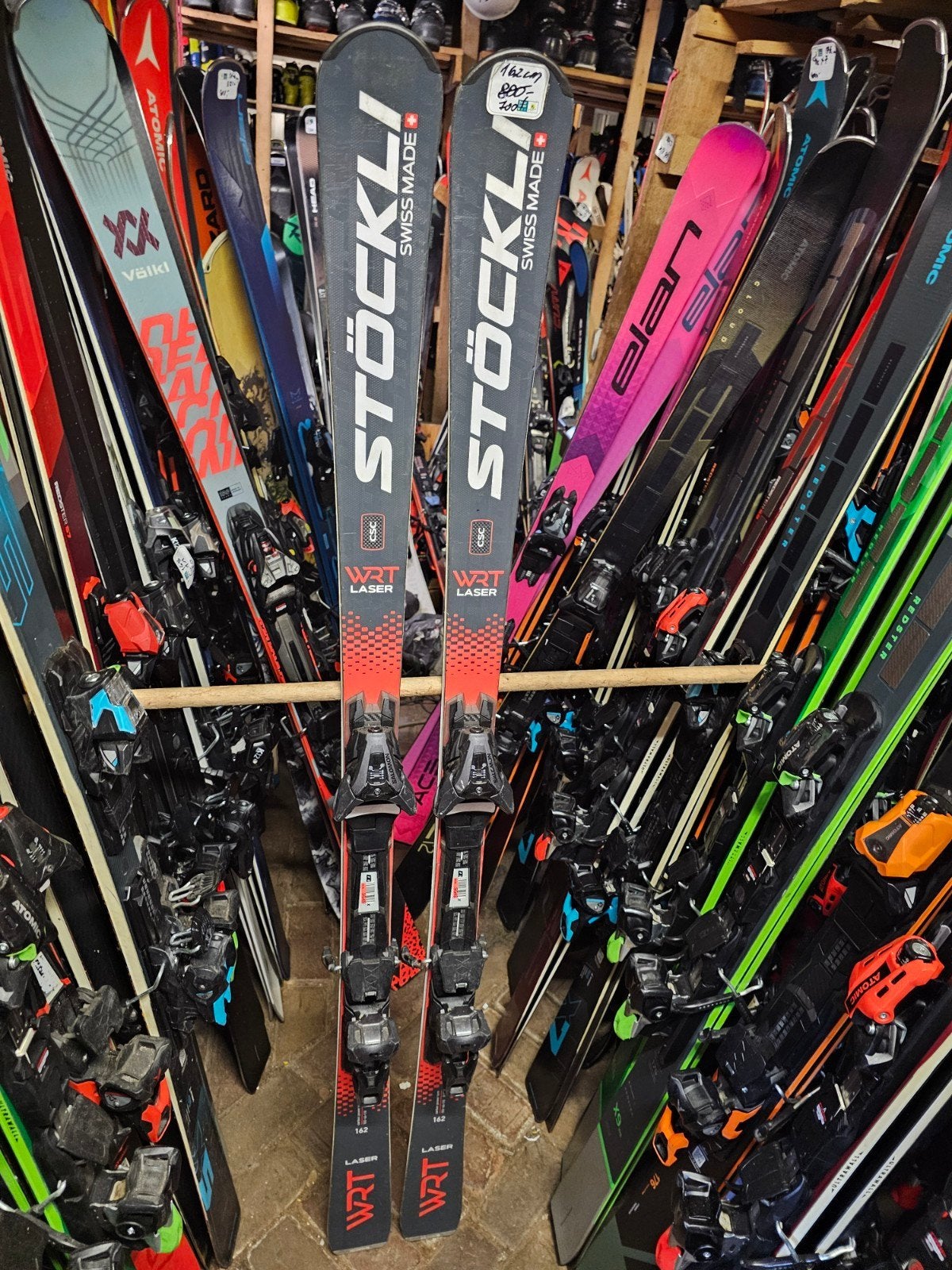 162cm STOCKLI LASER WRT VOOR KENNERS BEST SKIS, Overige merken, 160 tot 180 cm, Stockli, Schoenen