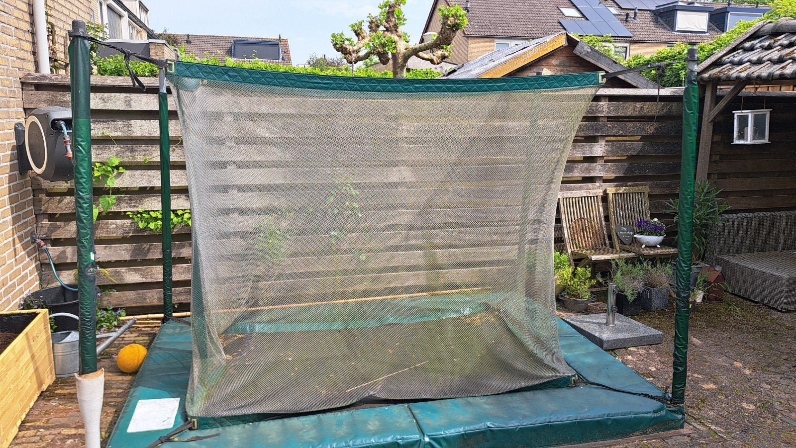 Avyna trampoline doek voor rechthoekige trampoline 275x190, Ophalen