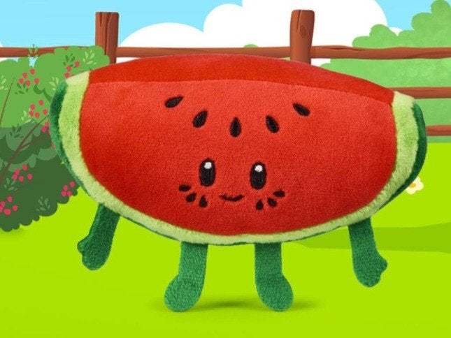 Lidl Watermeloen Willie knuffel, Lidl, Overige karakters, Overige typen, Ophalen of Verzenden