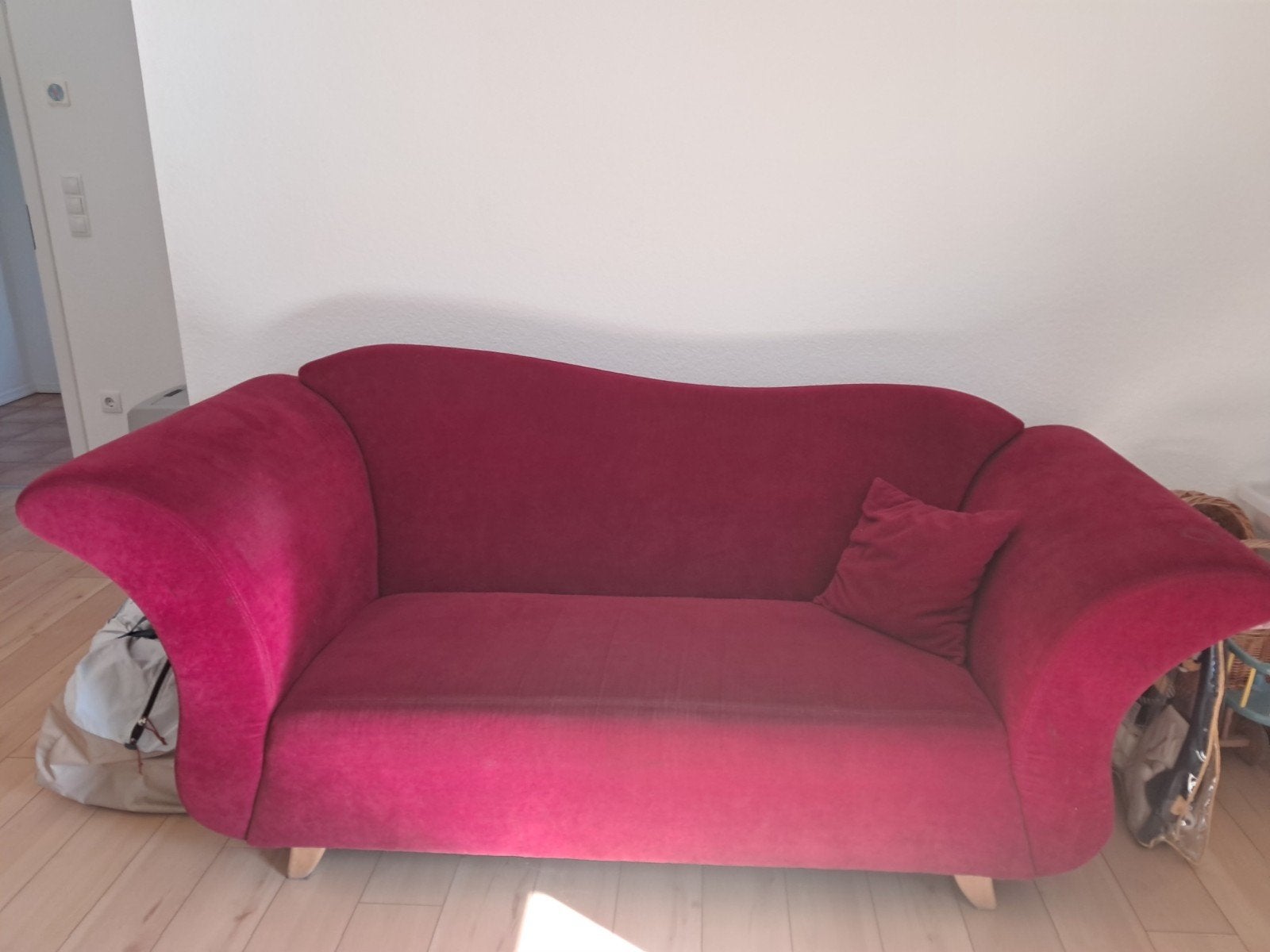 bank, Ophalen, Gebruikt, Minder dan 75 cm, Stof