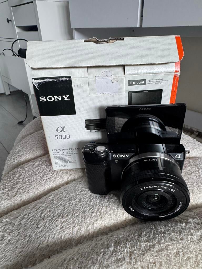 Sony Alpha A5000 Compacte Systeemcamera met 16-50mm Lens, Compact, Ophalen of Verzenden, Zo goed als nieuw, 4 t/m 7 keer