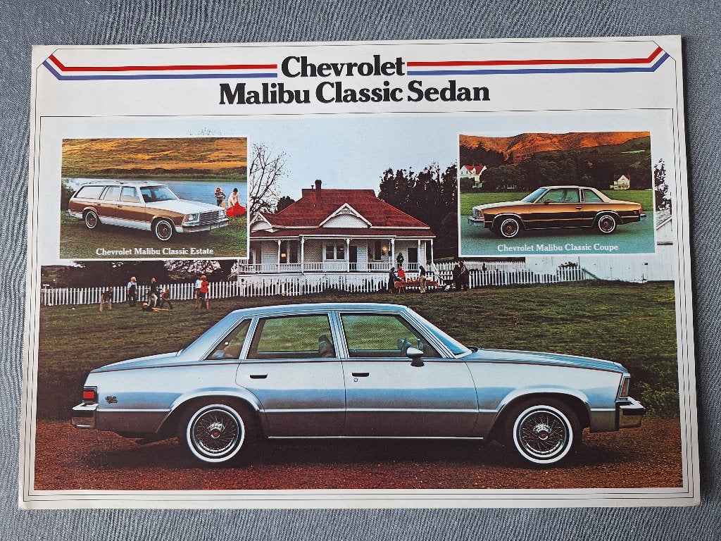 Leaflet CHEVROLET Malibu Classic Sedan/Estate/Coupe - NL, Verzenden, Gelezen, Chevrolet