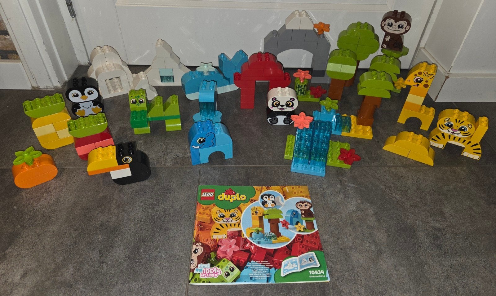 duplo dieren set, Ophalen, Zo goed als nieuw, Duplo