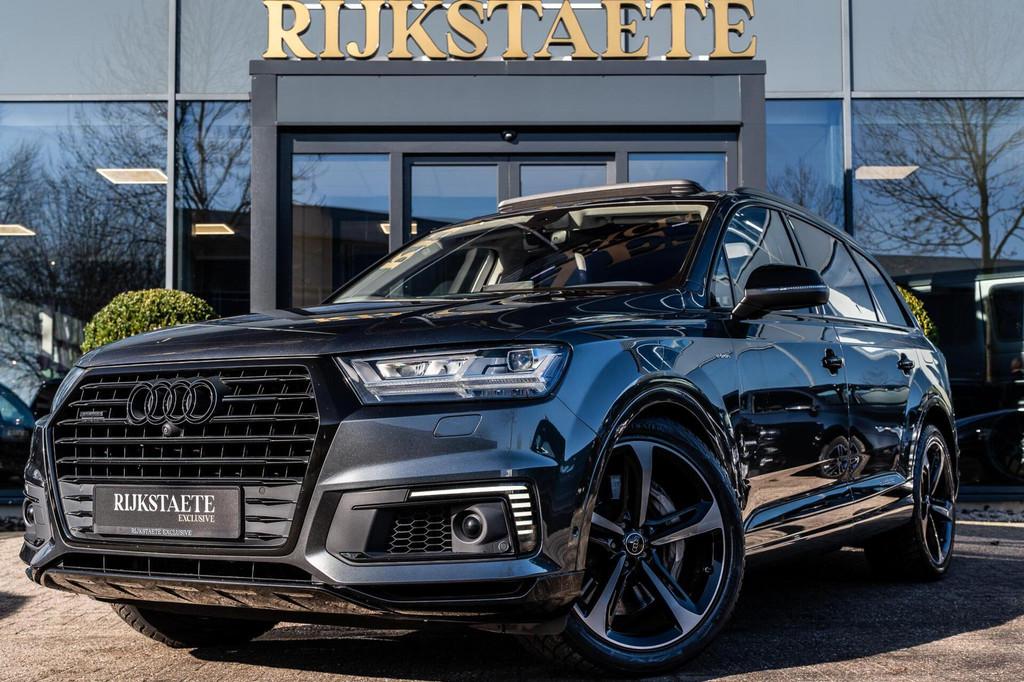 Audi Q7 3.0 TDI E-Tron Quattro|PANO|360|TREKHAAK|LUCHTV., Auto's, Audi, Automaat, Gebruikt, Euro 6, 258 pk