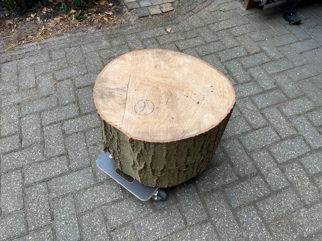 Zwaar hakblok voor hout kloven - amerikaans eikenhout, Tuin en Terras, Haardhout, Minder dan 3 m³, Ophalen of Verzenden