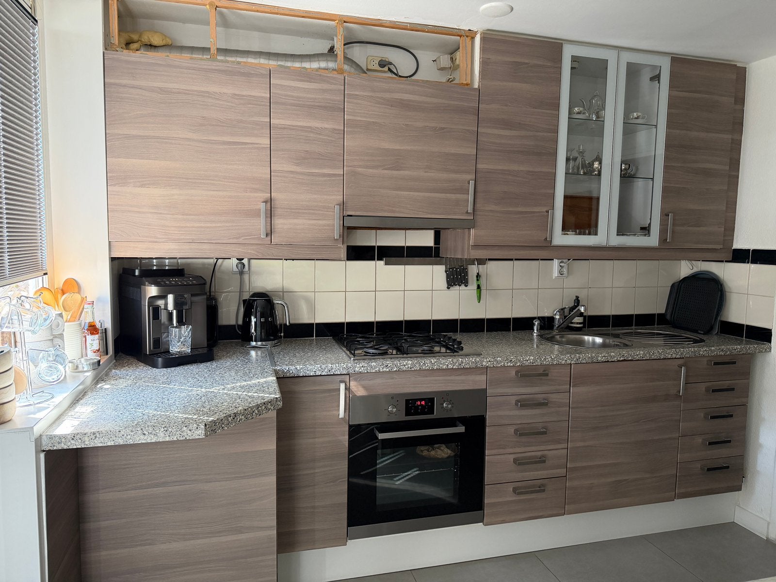 Gratis keuken ikea, Huis en Inrichting, Ophalen of Verzenden, Gebruikt, Bruin, Kunststof