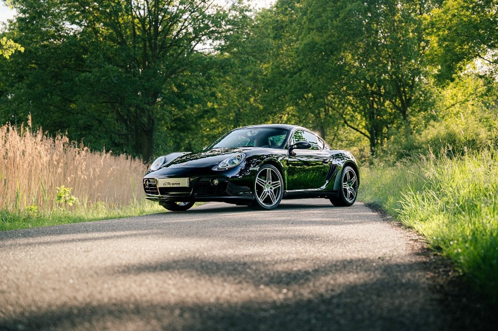 Porsche Cayman 2.7 2007 Zwart, Auto's, Achterwielaandrijving, Zwart, 2687 cc, Bedrijf