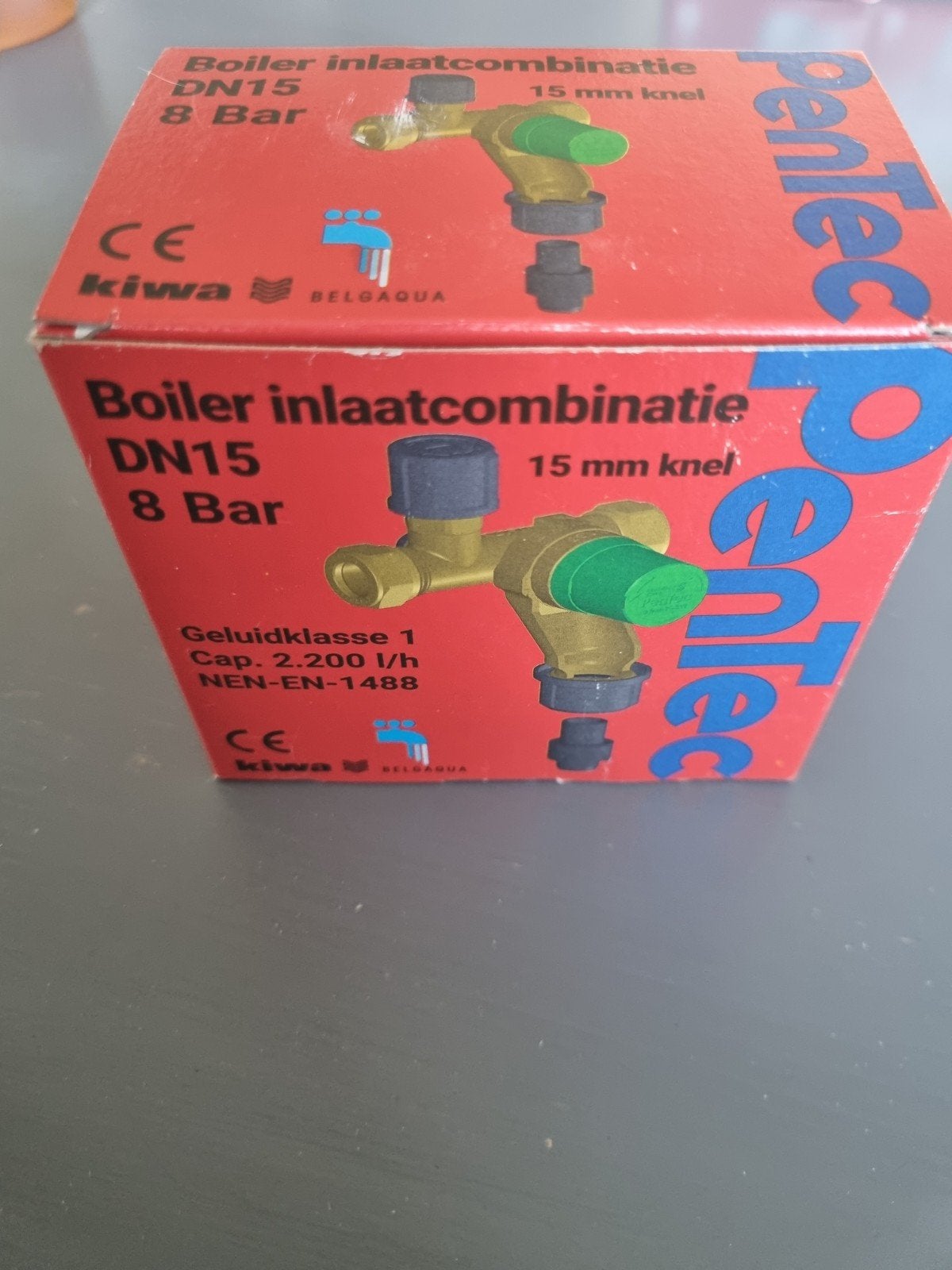 Nieuwe Pentec Boiler inlaatcombinatie DN15 8 Bar, Ophalen of Verzenden, Nieuw, Onderdeel