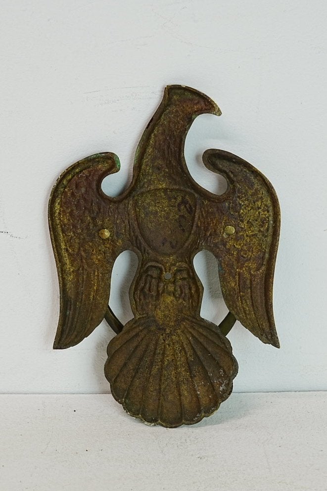 Antieke koperen adelaar deurklopper ., Antiek en Kunst, Ophalen of Verzenden, Koper
