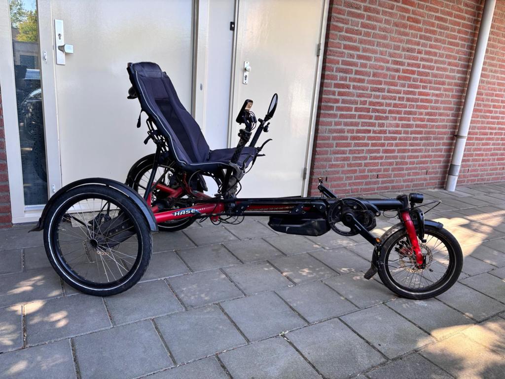 Hase Kettwiesel bike ligfiets driewieler bj 2021!!, Onderstuur, Zo goed als nieuw, Schijfrem, Ophalen